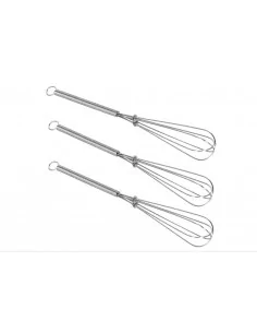 Metal dye cream whisk - 10 pcs