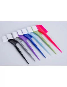 Hair coloring brush with...