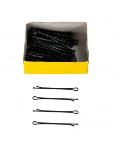 Black hair clips - 100 pcs/box 2