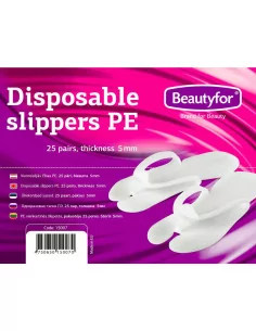Disposable slippers PE (25...