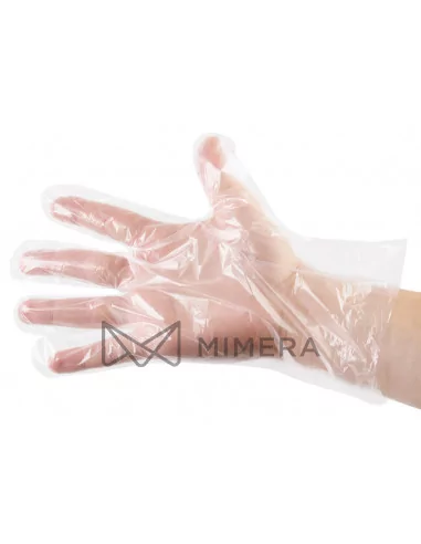 Disposable HDPE gloves (100pcs).