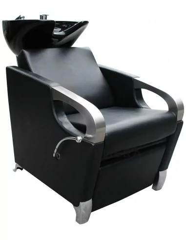 Shampoo chair ATLAS - matt black