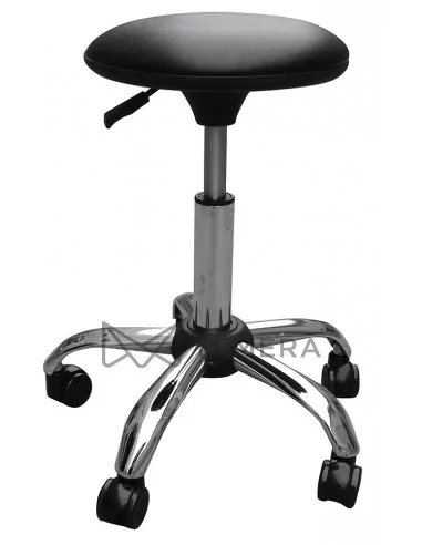 Hairdressing stool MOBY - matt black