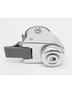 Swivel twin caster with brake 2