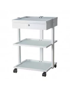 Cosmetic trolley SLEEK - white