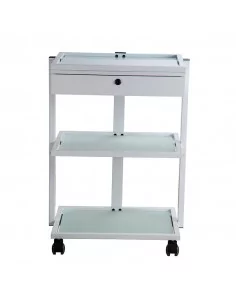 Cosmetic trolley SLEEK - white 2