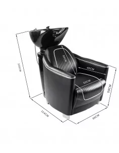 Shampoo chair GRECO - black... 2