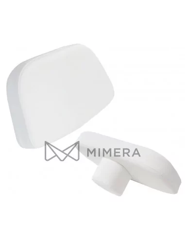 Headrest for massage beds - white