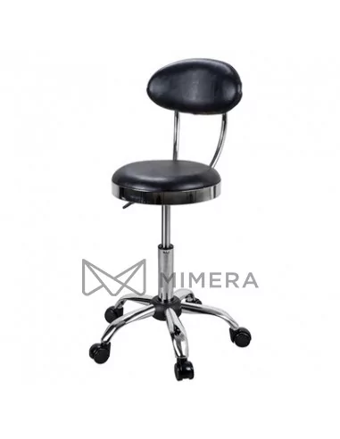 Hairdresser chair CAMDEN - shiny black