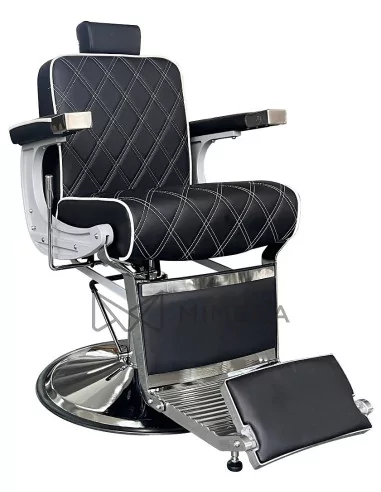 Barber chair CROSS PLUS - coarse black