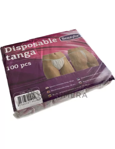 Disposable women G-strings white...