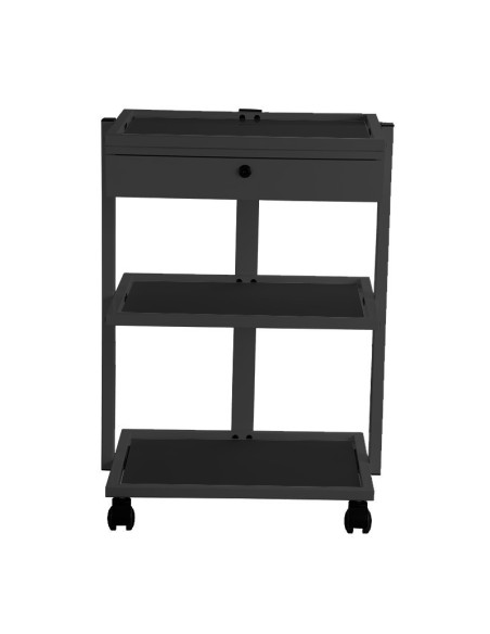 Cosmetic trolley SLEEK - black 2