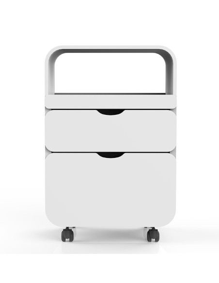 Cosmetic trolley FLOW - white 2