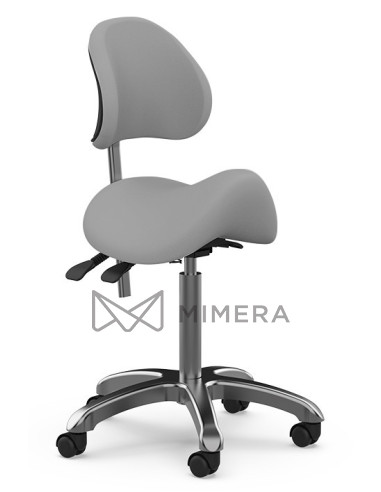 Cosmetic chair WISE – light grey