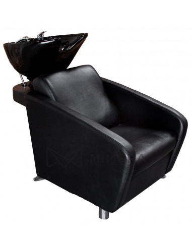Shampoo chair FJORD - matt black -...