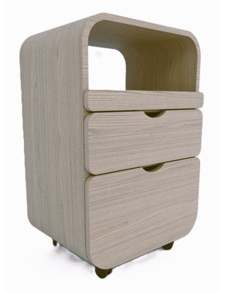 Cosmetic trolley FLOW - ash...