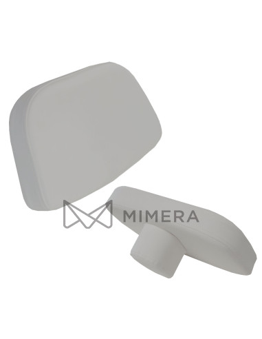 Headrest for massage beds - light grey