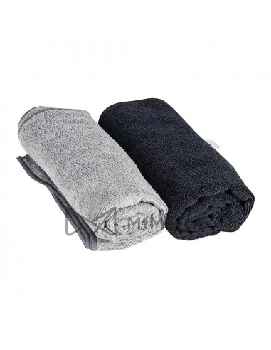 Microfiber towel 30x40cm - grey (12...